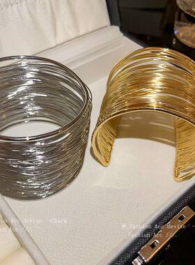 欧美手镯小众时尚轻奢精致夸张