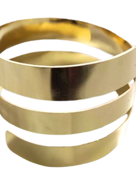 夸张金属手镯女轻奢小众设计感时尚手环2026新款爆款高级感手饰