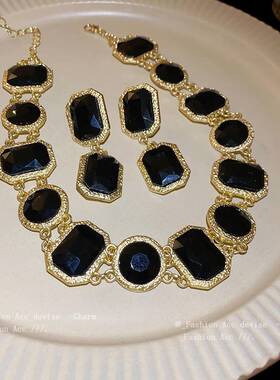 欧美锁骨链甜酷时尚暗黑系女