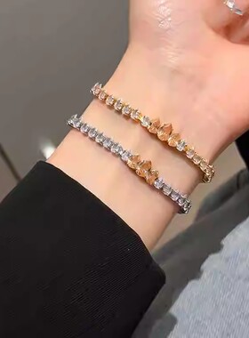 水滴手链简约锆石轻奢