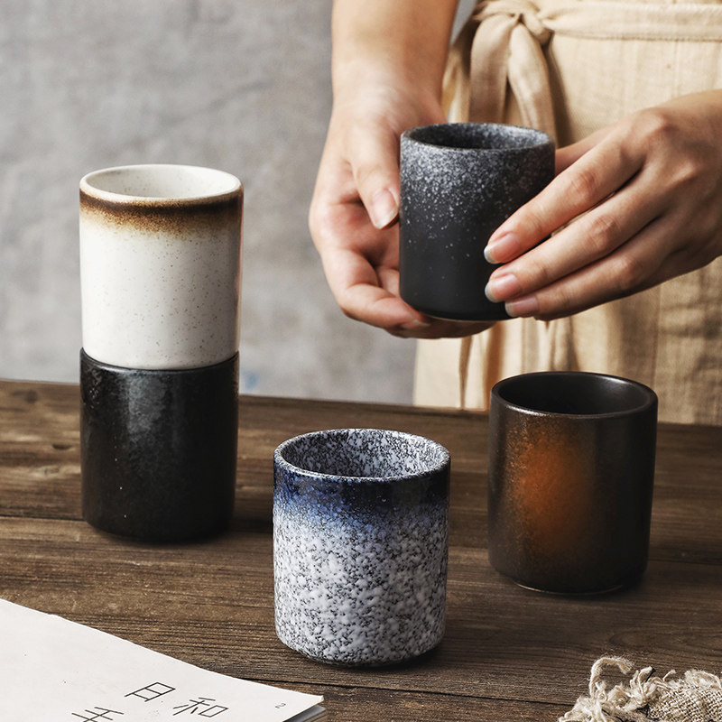 日式茶杯小杯子陶瓷杯水杯餐厅用寿司 餐具茶具酒杯复古杯子家用,餐饮具,隔热杯,淘宝优惠券,粉丝福利购,淘宝优惠卷