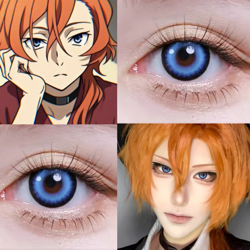 中原中也cos美瞳日抛江户川泉镜花芥川龙之介太宰治文豪野犬正cn