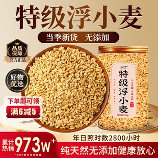 特级正宗浮小麦2025新货中药材出汗多一动就出汗爱出虚汗旗舰店zz