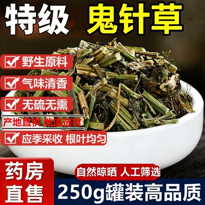 新货野生鬼针草的功效与作用归真草有叶有杆中材药房官方正品7uo