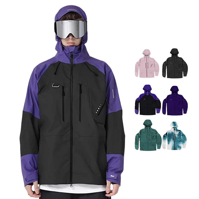 防水滑雪服POMT3L面料男女同款
