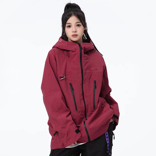 pomt第2代3L滑雪服YKK主拉链recco搜救芯片20k透湿防水全压胶