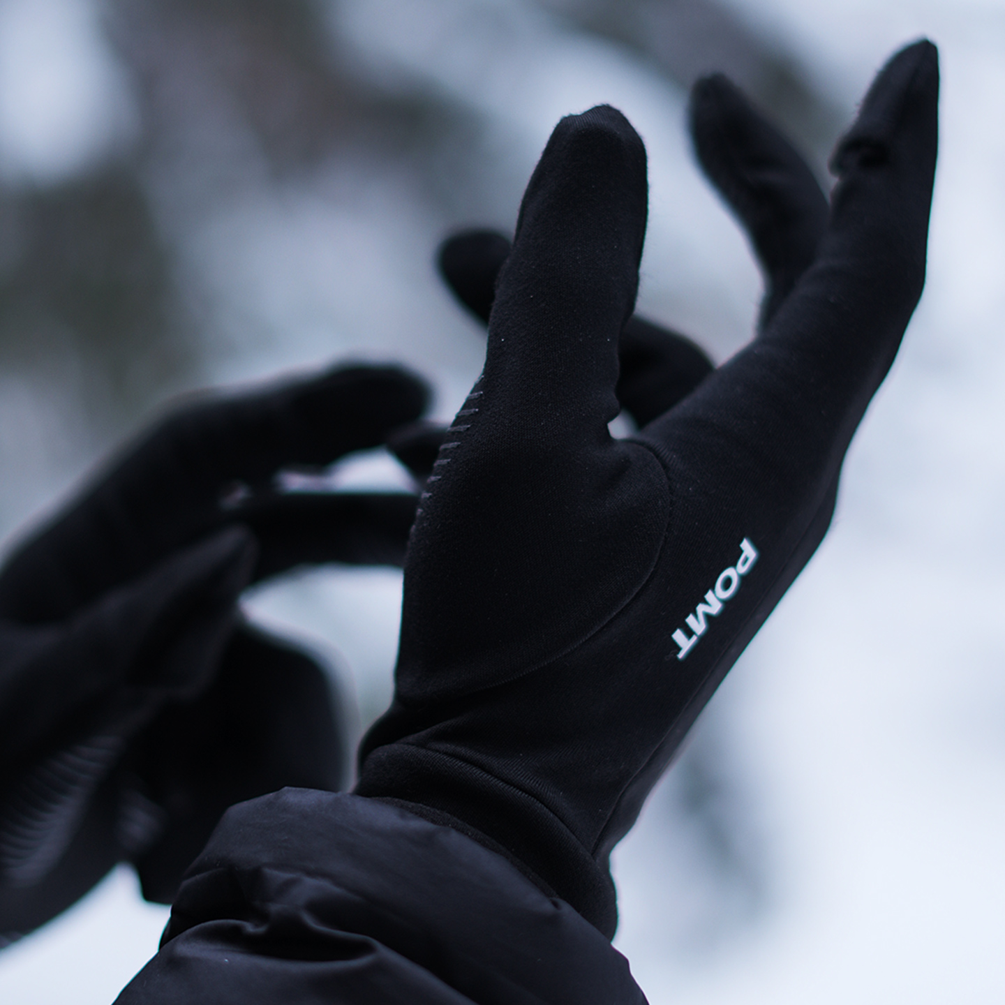 滑雪手套内胆内层可触屏冬季男女通用吸汗保暖手套