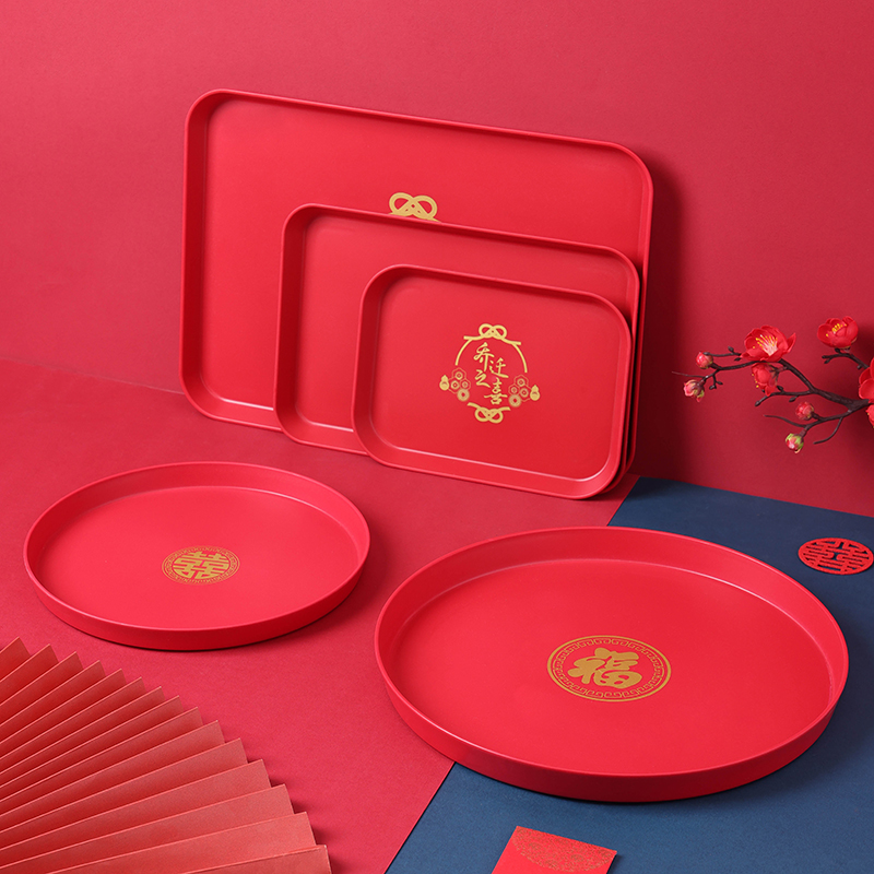 环立托盘塑料通用长方形圆形宫廷