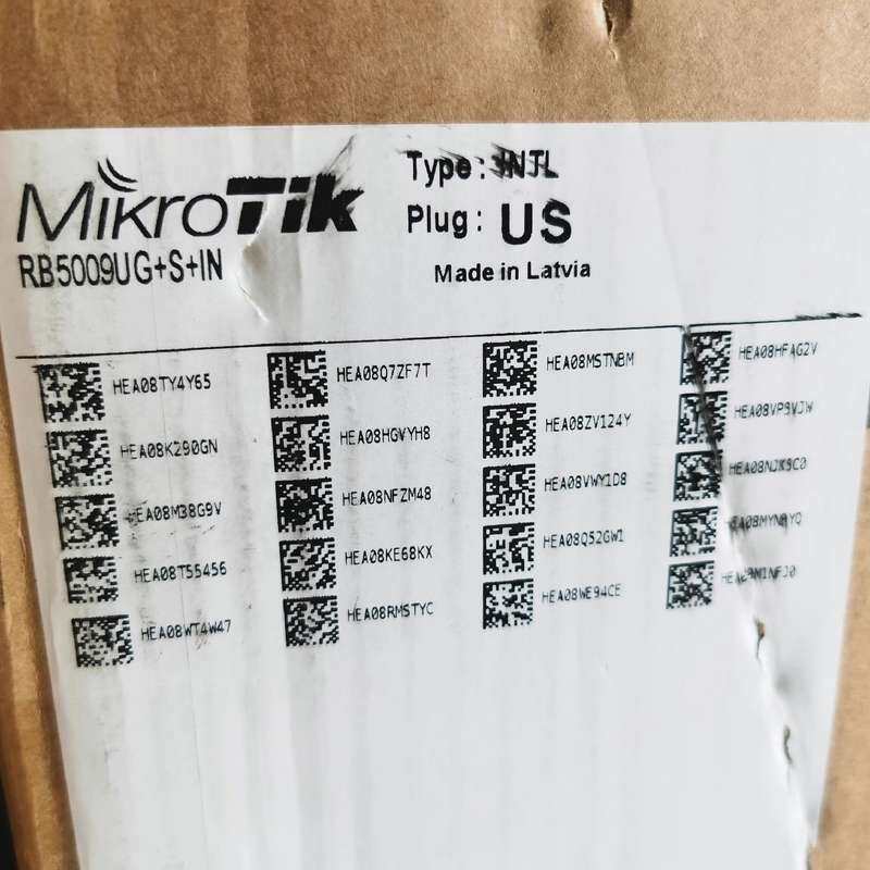 功能正常议价 Mikrotik RB5009UG+S+IN 路由器