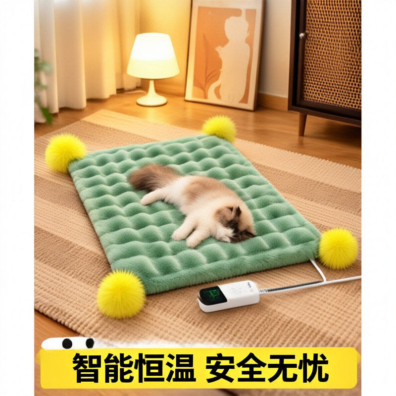 柒哦Chios宠物电热毯可拆洗恒温狗窝猫窝冬天专用狗狗猫咪加热垫