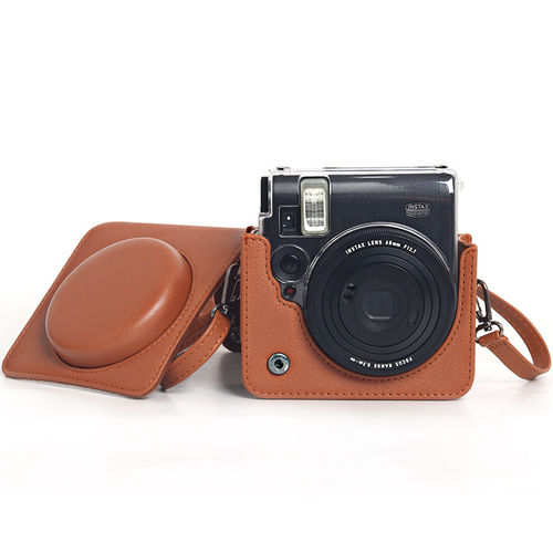 【可套壳】适用富士instax mini 99相机包保护套拍立得mini99相机专用复古皮质保护套防刮磕碰收纳包含背带绳