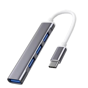 湘欧扩展坞转换器适用苹果macbookpro笔记本电脑转接头平板type-c转USB3.0网线分线器hub读u盘集线器鼠标键盘