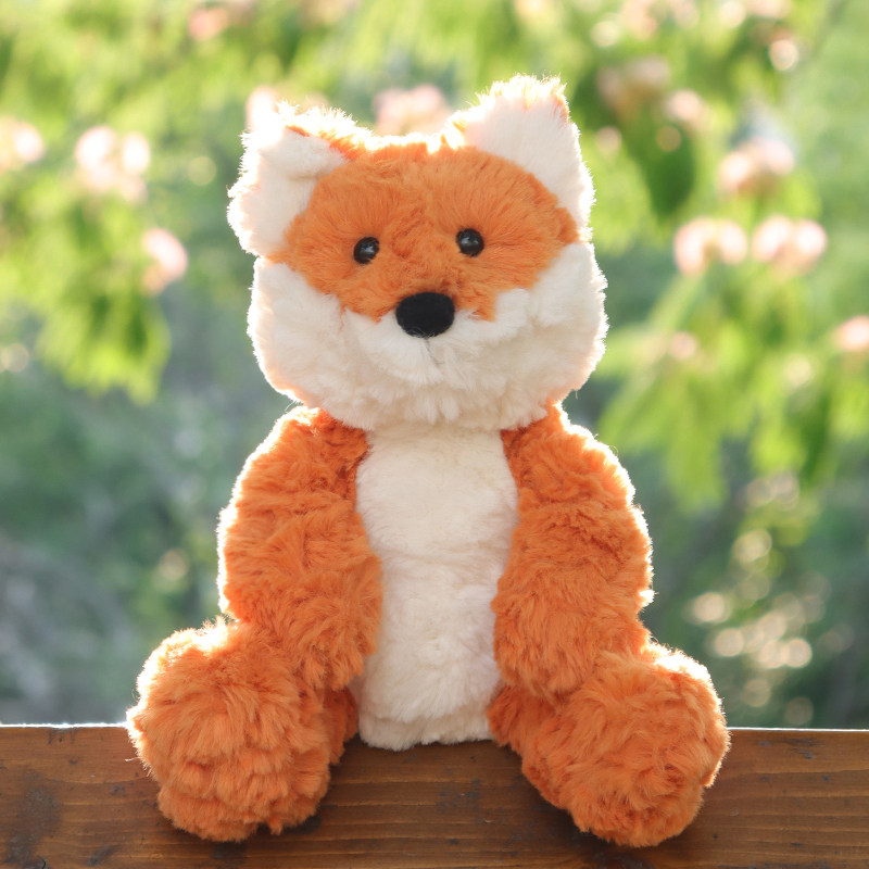 apricot lamb可爱小狐狸公仔儿童毛绒玩具宝宝安抚玩偶睡觉抱枕女