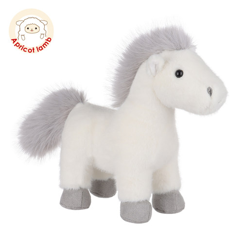Apricotlamb白色野性小马玩偶