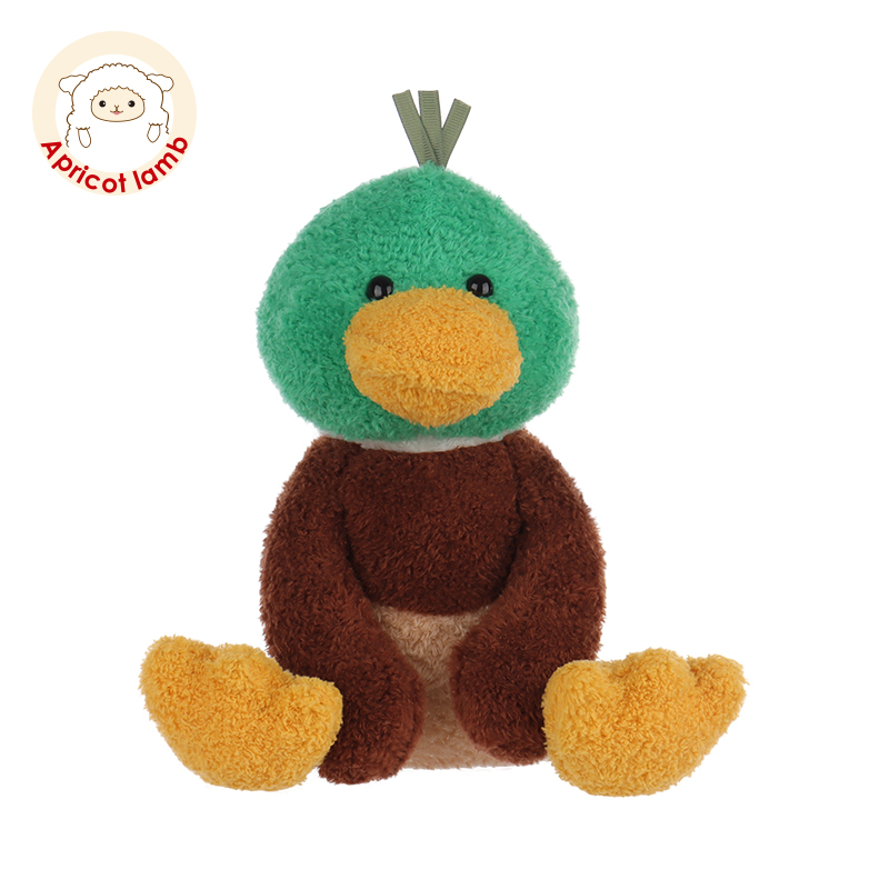 Apricot Lamb北极绒绿头鸭毛绒玩具可爱儿童生日礼物宝宝玩偶公仔
