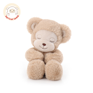 Apricot lamb瑞可羊瞌睡小熊本杰明毛绒玩具生日礼物安抚玩偶公仔