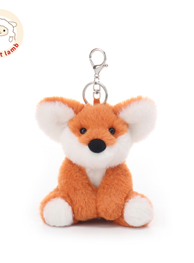 Apricot Lamb闪电狐狸书包挂件公仔女生钥匙扣可爱玩偶毛绒包挂饰