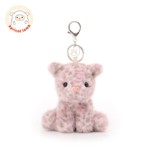 瑞可羊花豹钥匙扣书包挂件