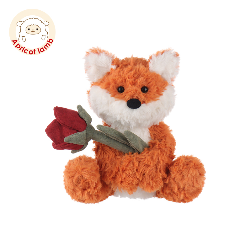 Apricotlamb情人节刷花狐狸玩偶