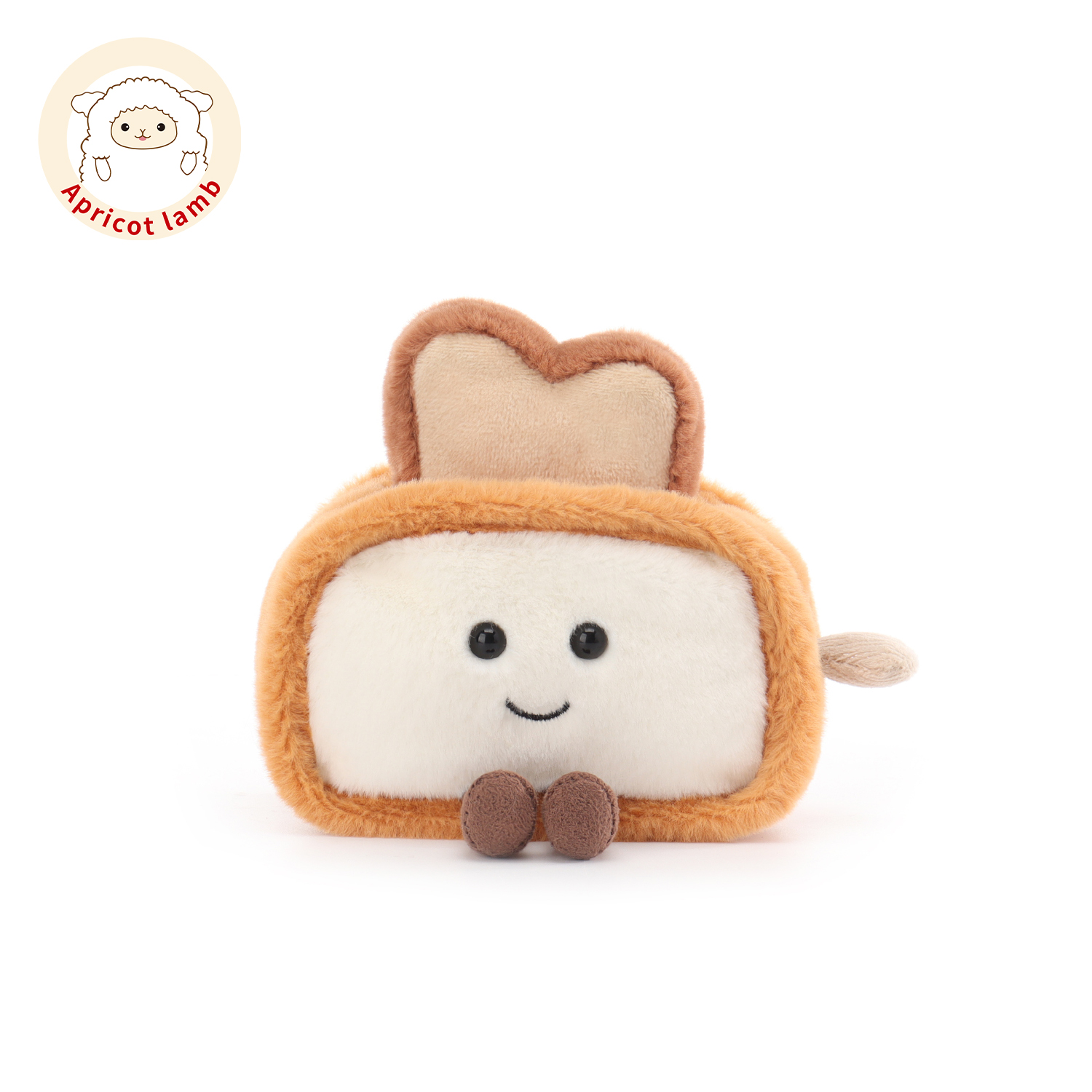 瑞可羊温暖面包机毛绒玩具
