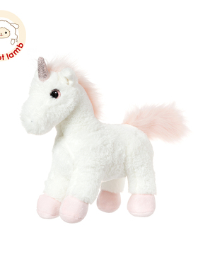 Apricot Lamb 生日礼物安抚独角兽男女孩毛绒布艺类玩具公仔