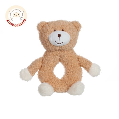 小熊婴儿安抚毛绒公仔摇铃玩偶