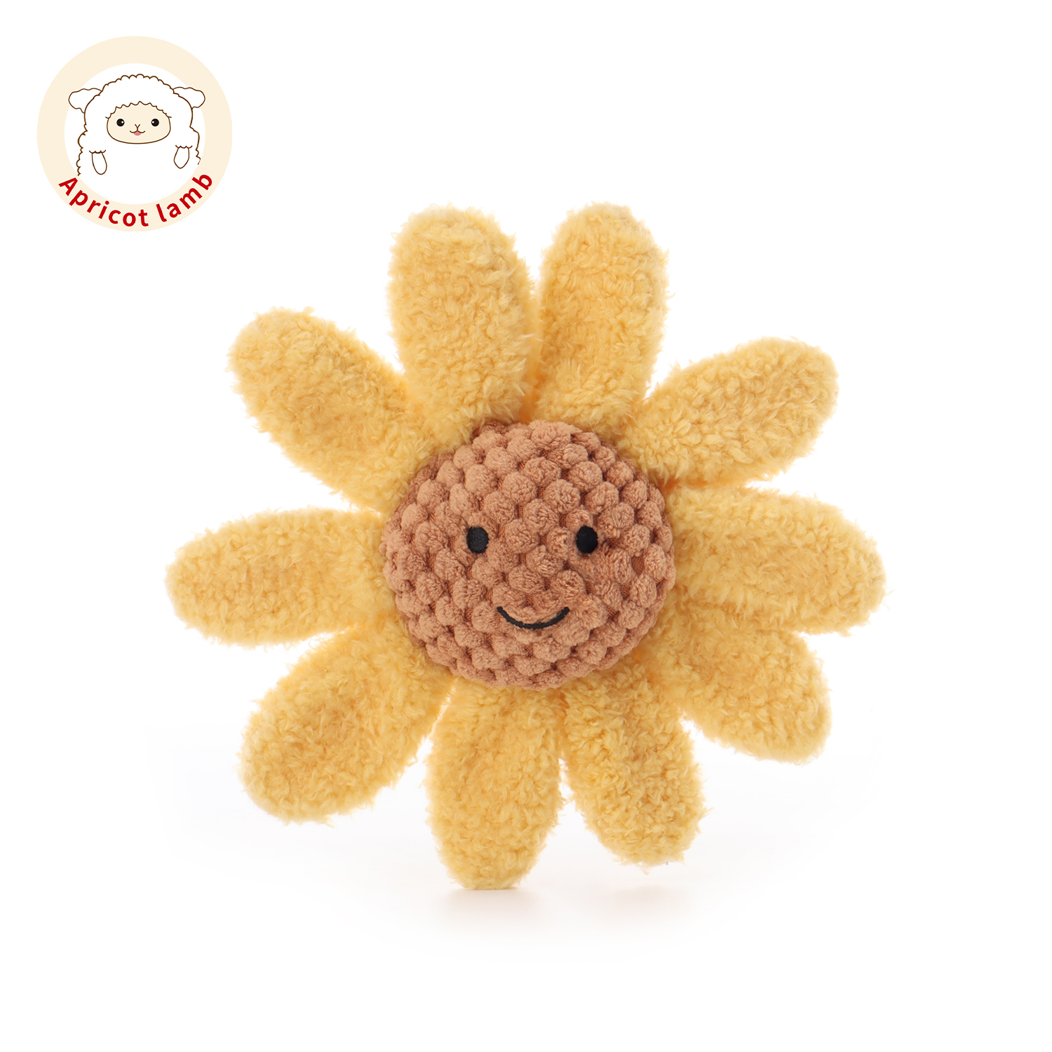 瑞可羊向日葵摇铃毛绒玩具