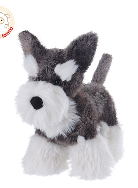 Apricot lamb迷人雪纳瑞毛绒玩具儿童男女礼物宝宝小狗玩偶公仔