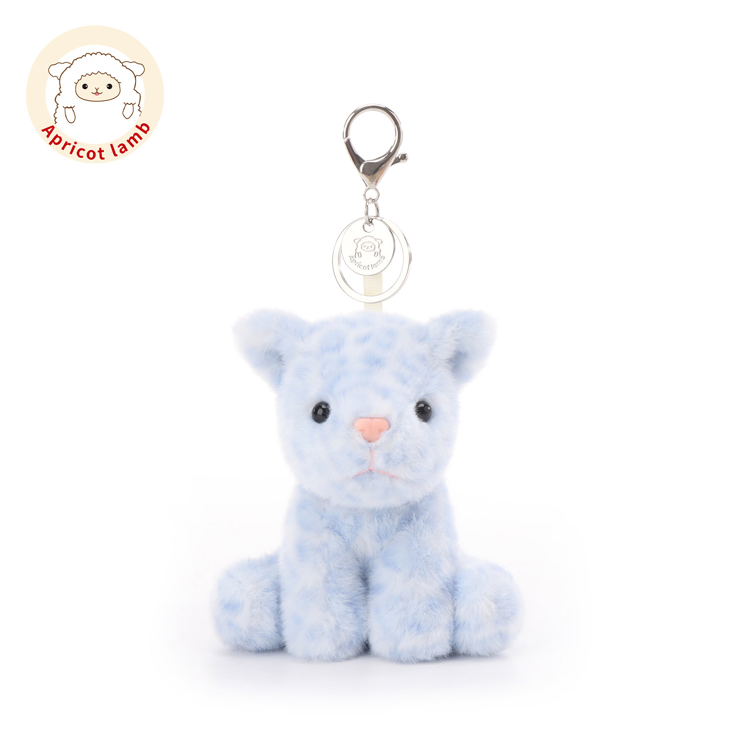 瑞可羊蓝色花豹钥匙扣书包挂件公仔女生钥匙扣玩偶可爱毛绒挂饰,玩具/童车/益智/积木/模型,毛绒/玩偶/公仔/布艺类玩具,淘宝优惠券,粉丝福利购,淘宝优惠卷