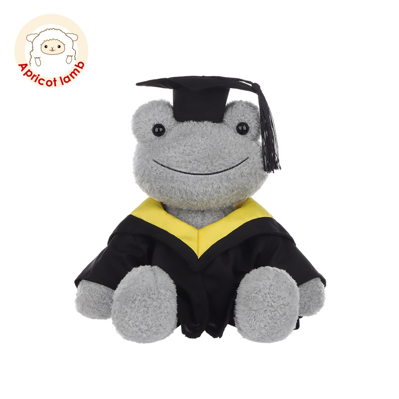 瑞可羊灰色毕业青蛙毛绒玩具可爱儿童男女生日礼物宝宝玩偶公仔,玩具/童车/益智/积木/模型,毛绒/玩偶/公仔/布艺类玩具,淘宝优惠券,粉丝福利购,淘宝优惠卷