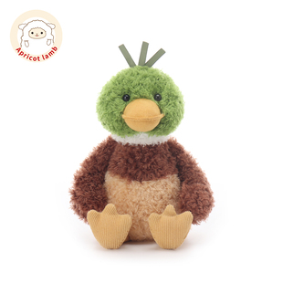 Apricot Lamb瑞可羊天真绿头鸭毛绒玩具宝宝生日礼物安抚玩偶公仔