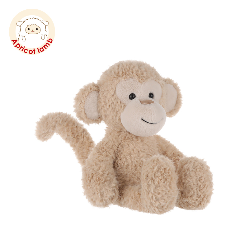 Apricot lamb欢乐小猴毛绒玩具可爱儿童男女生日礼物宝宝玩偶公仔
