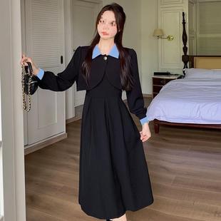 实拍大码微胖mm短款外套上衣女百褶a字吊带连衣裙子套