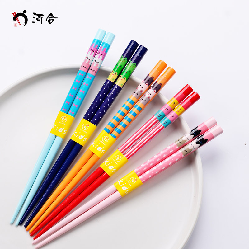 日本进口河合卡通儿童筷子