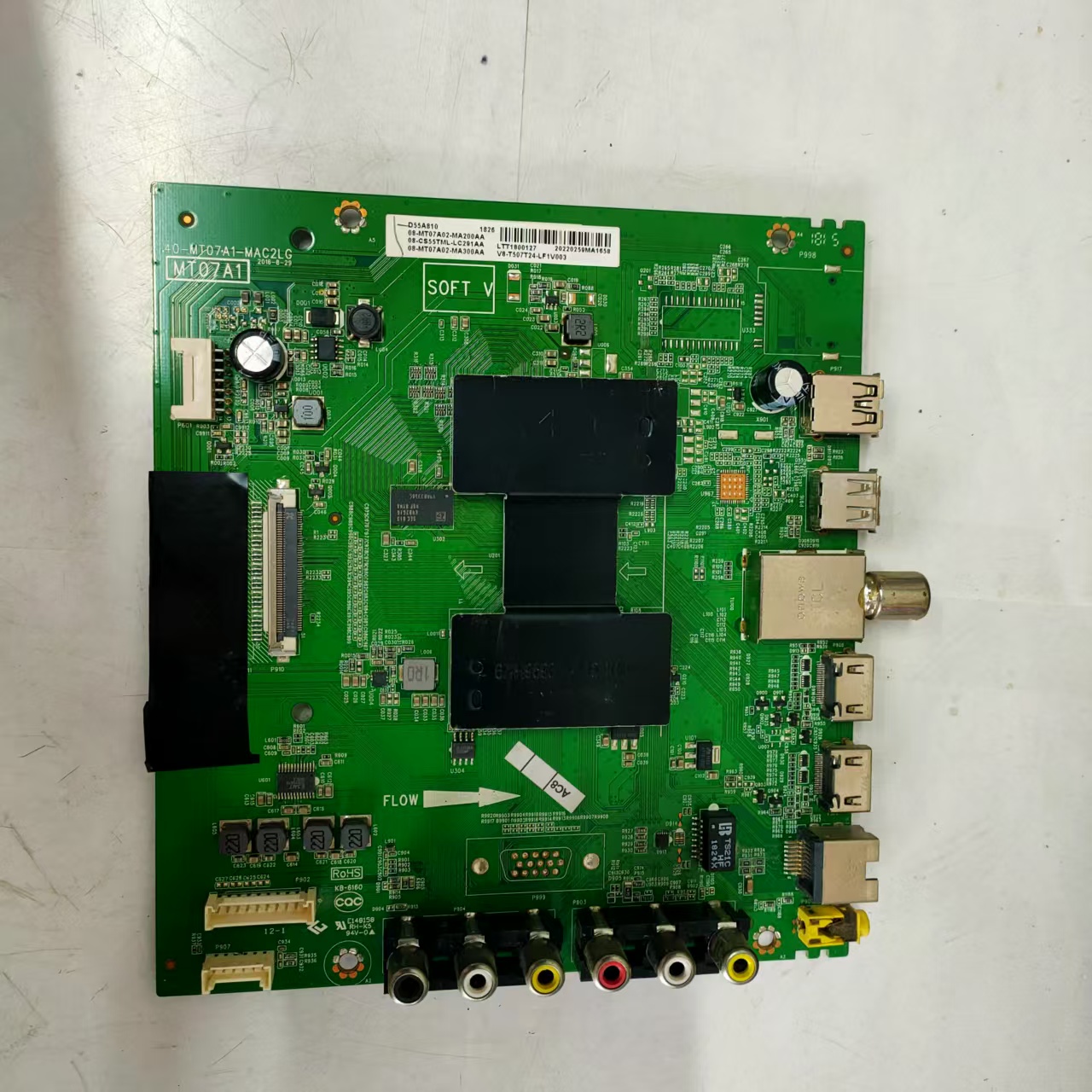 原装拆机TCL D55A810主板40-MT07A1-MAC2LG屏LVF550ND1L