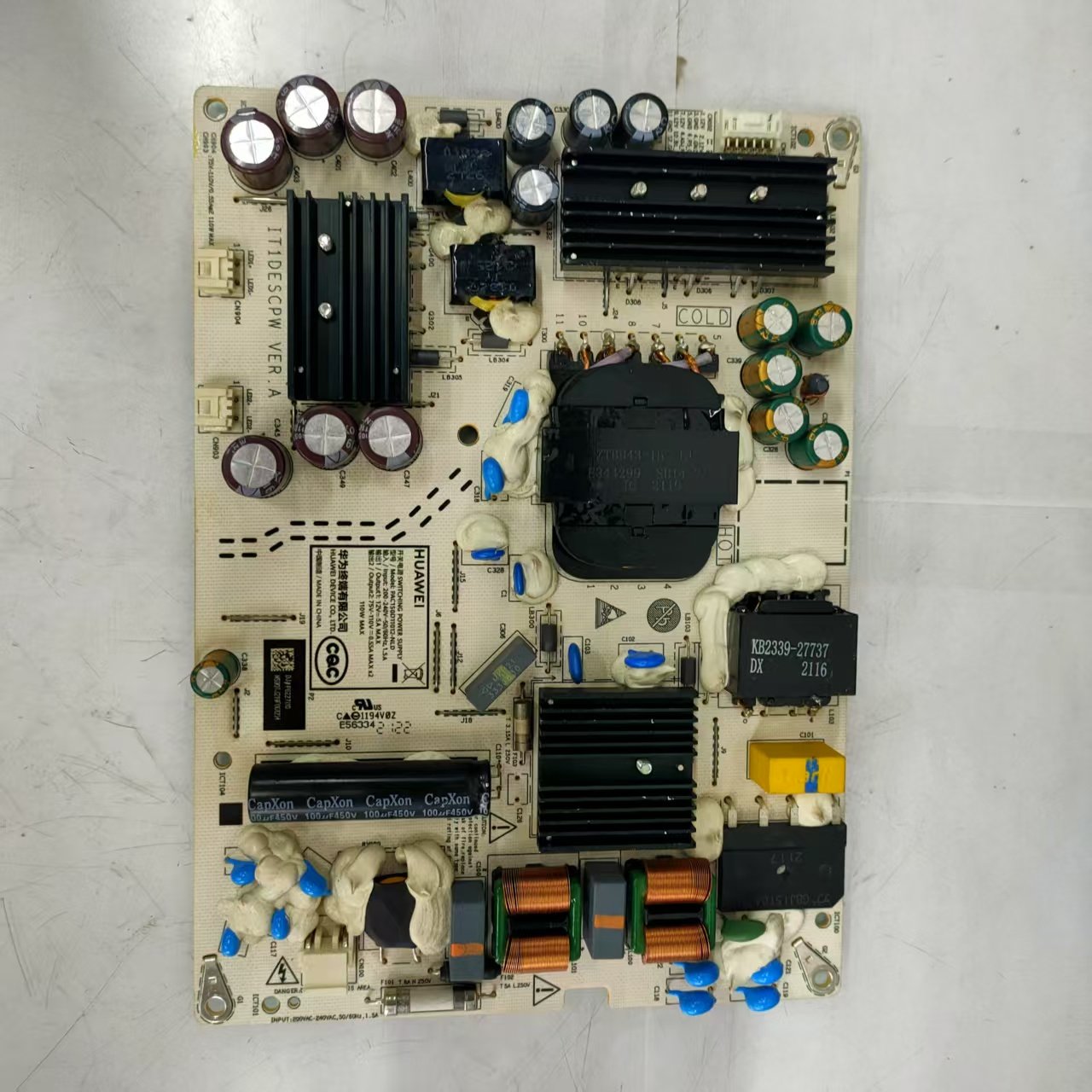 原装拆机华为HD65DESY 电源板PAC150D11012-NLD IT1DESCPW VER.A