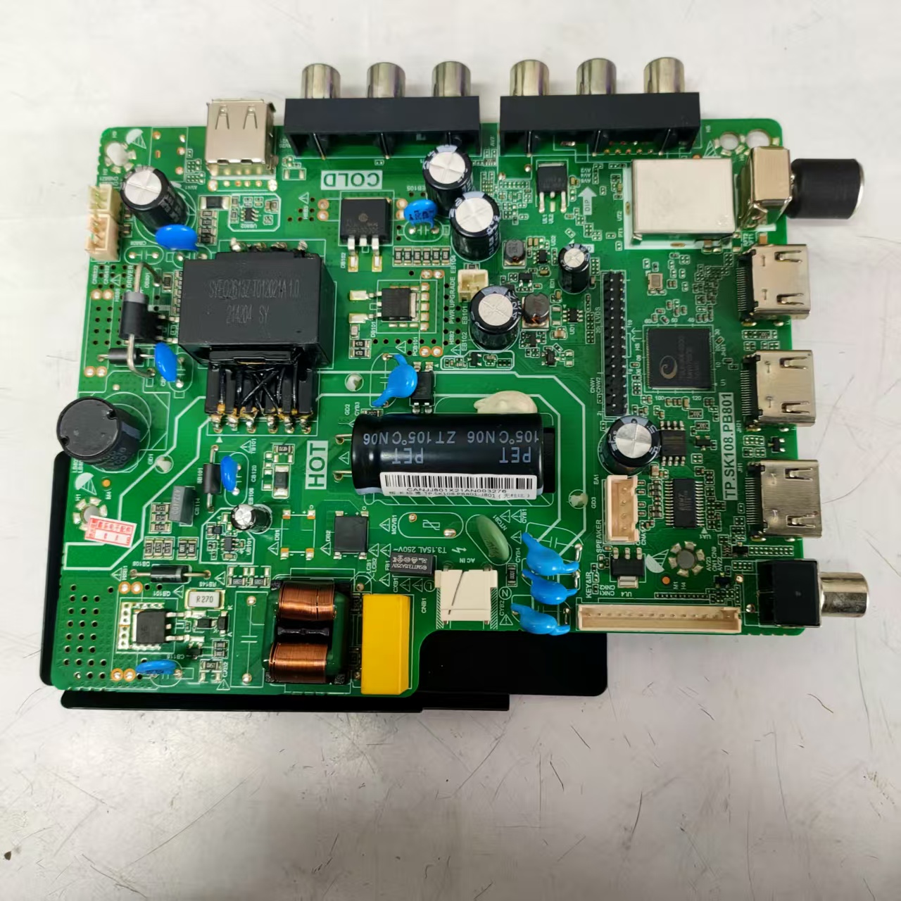 原装拆机主板TP.SK108.PB801屏LC390TA2A电压35V-63V