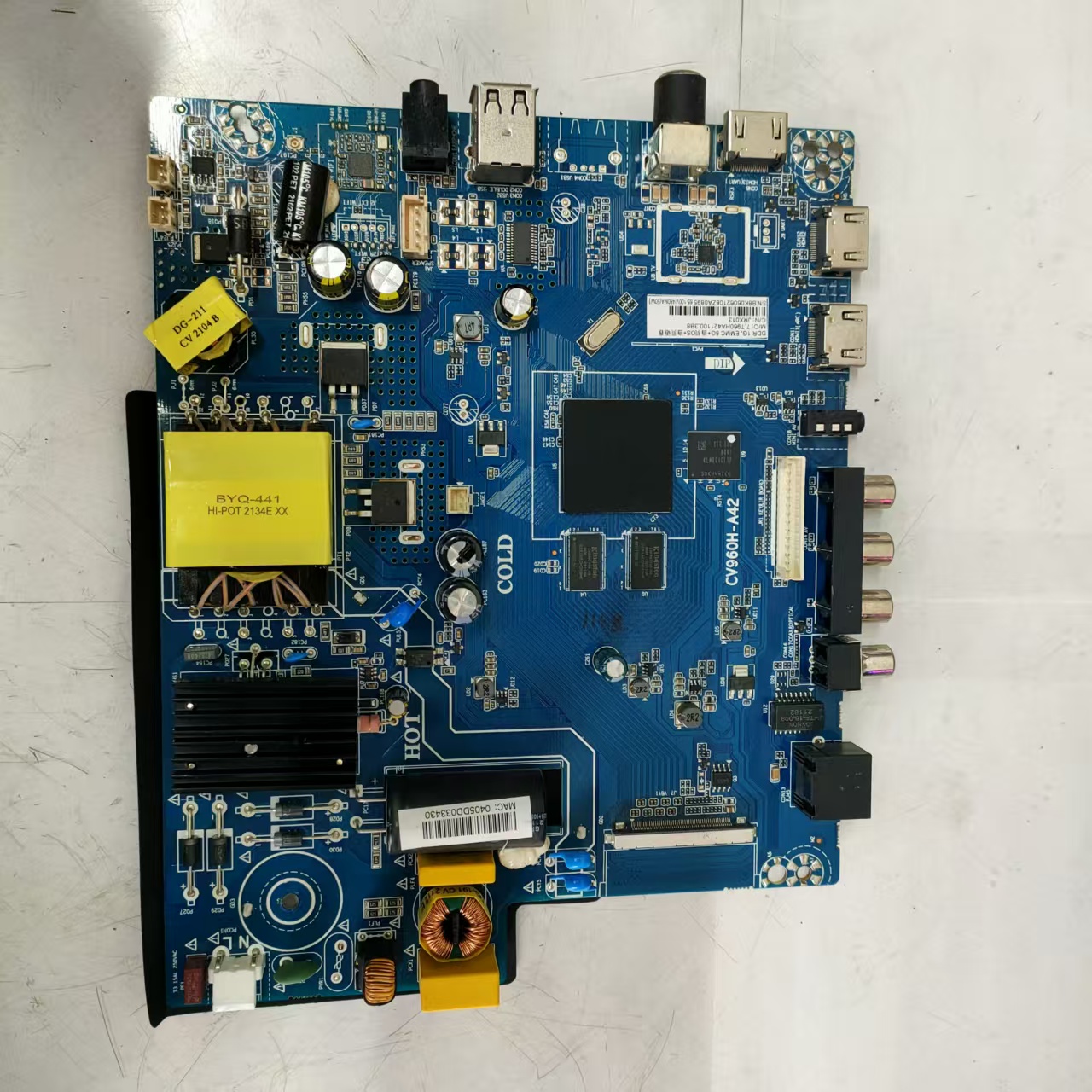 原装拆机杂牌机55寸主板CV960H-A42屏PT550GT05 65-100V/480MA
