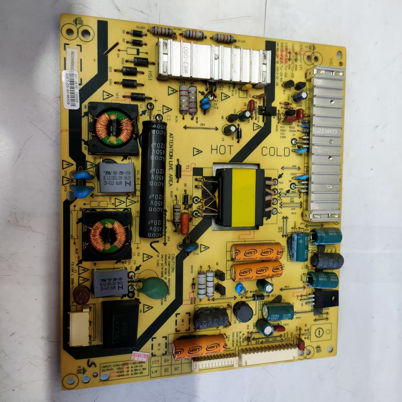 原装拆机创维42M55HM电源板5800-P32ETU-0140 168P-P32ETU-05