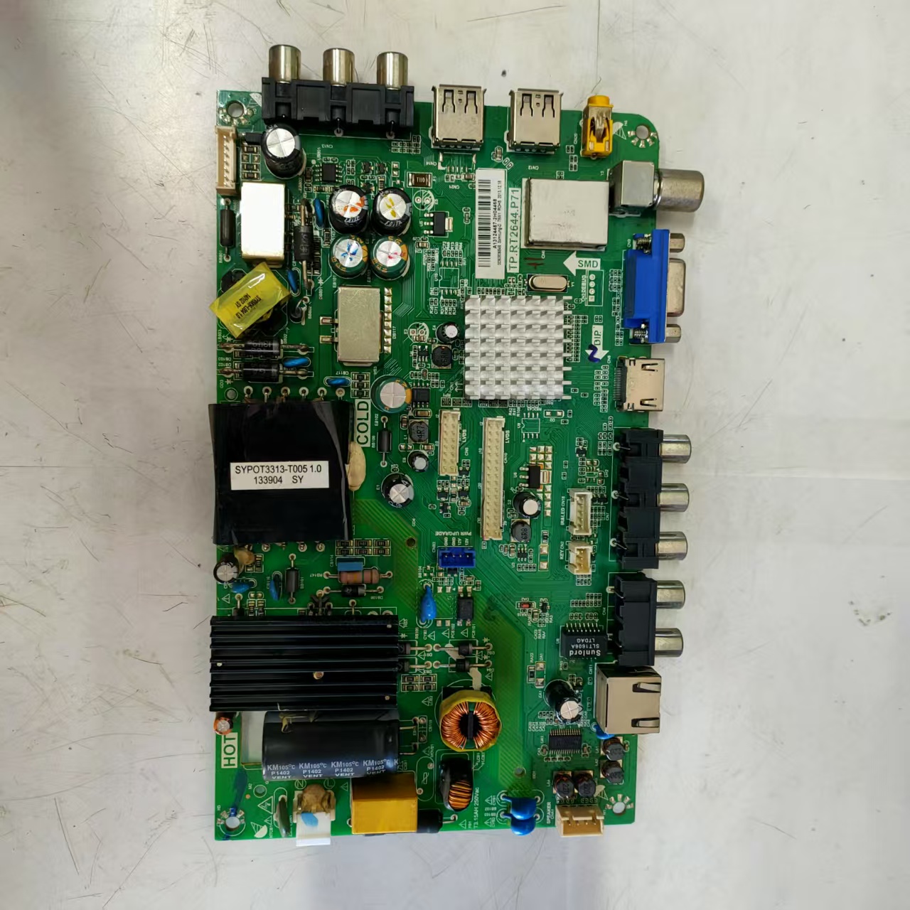 原装拆机海尔LD40U3100主板TP.RT2644.P71屏LSC400HM06实图