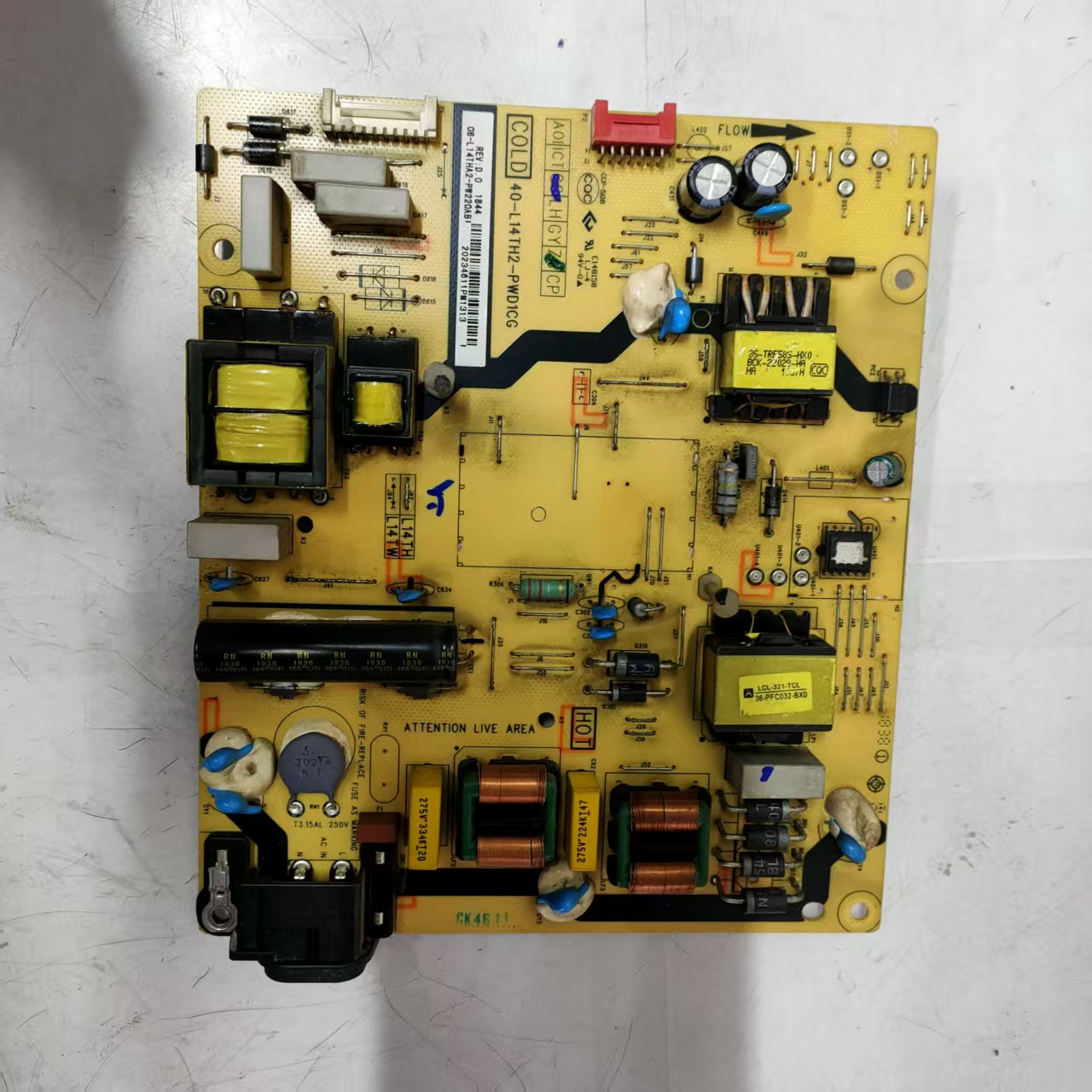 原装拆机TCL 55N3 电源板 40-L14TH2-PWD1CG 08-L14THA2-PW220AB