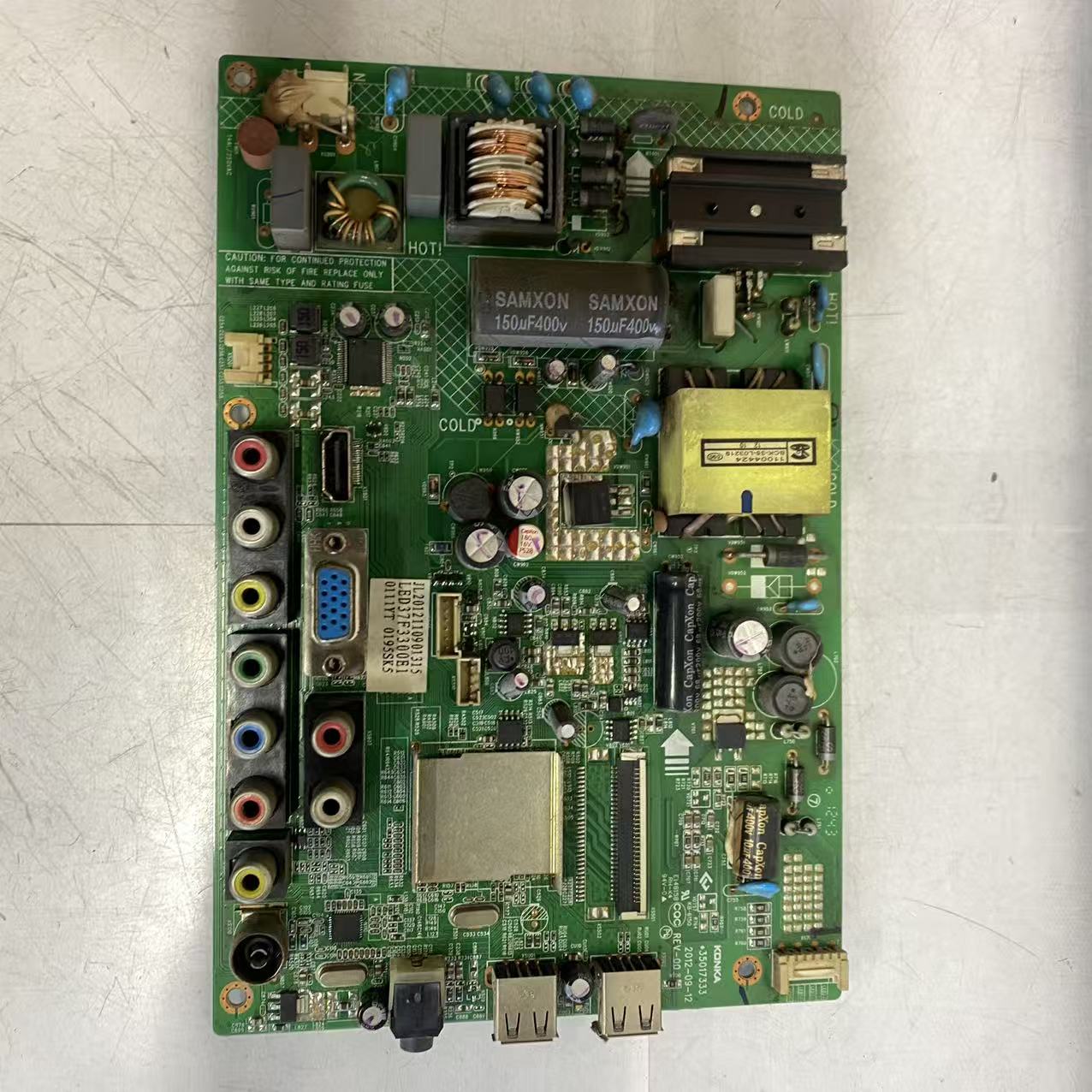 原装康佳 LED37F3300E电视主板35017333配屏111YT 72000111YT测好