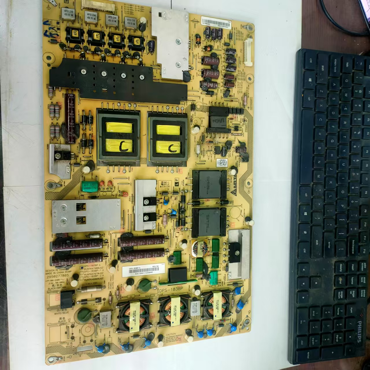 原装 拆机夏普LCD-60LX830A电源板RUNTKA798WJQZ DPS-183BP 实物