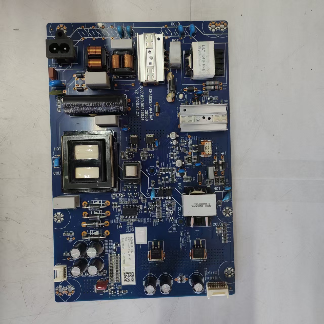 原装拆机长虹65A4U 65Q6S电源板JUC7.820.00226034