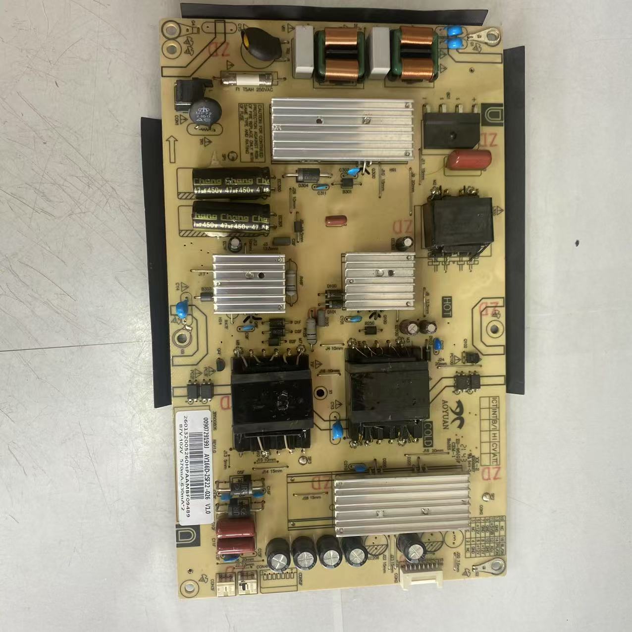 海尔LU55D31J电源板0090729199J AY166D-2SF22-026 V1.0 双 口