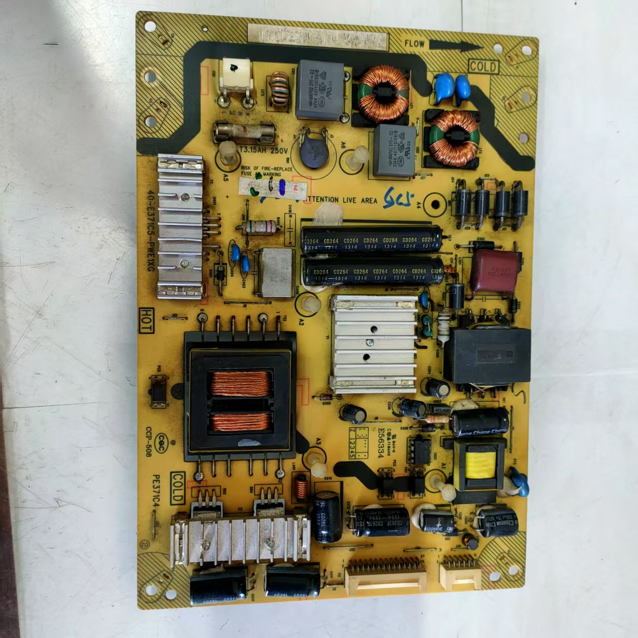 原装拆机TCL L42E5500A-3D 电源板 40-E371C5-PWE1XG