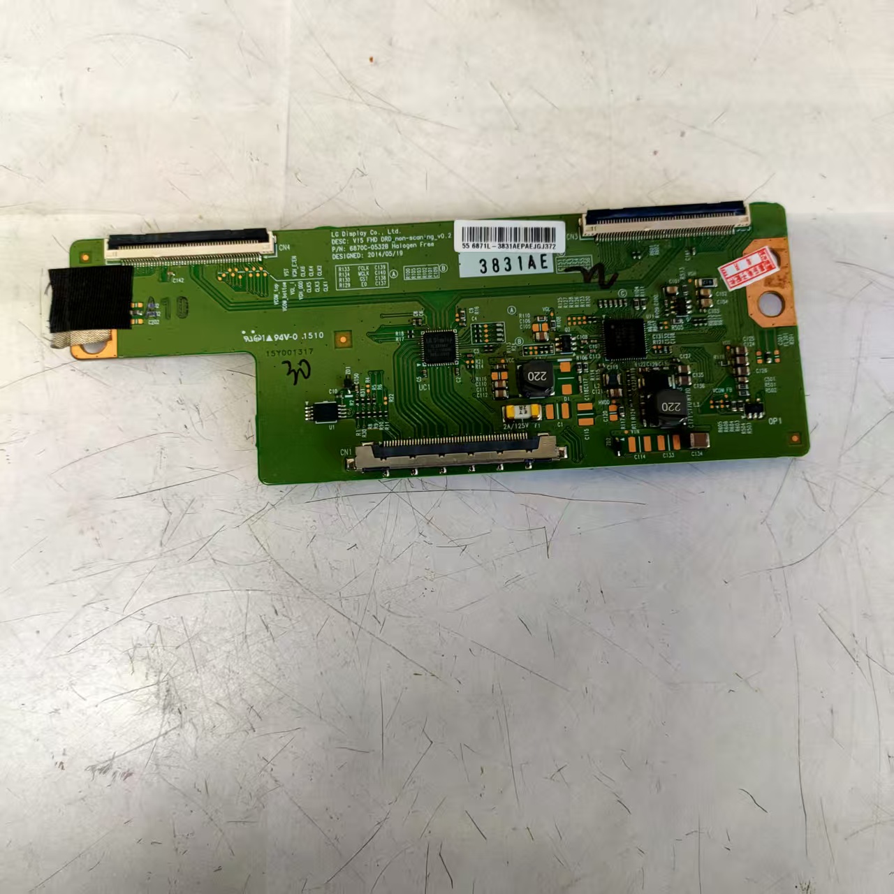 原装拆机 康佳LED55U60 逻辑板6870C-0532B 实物图