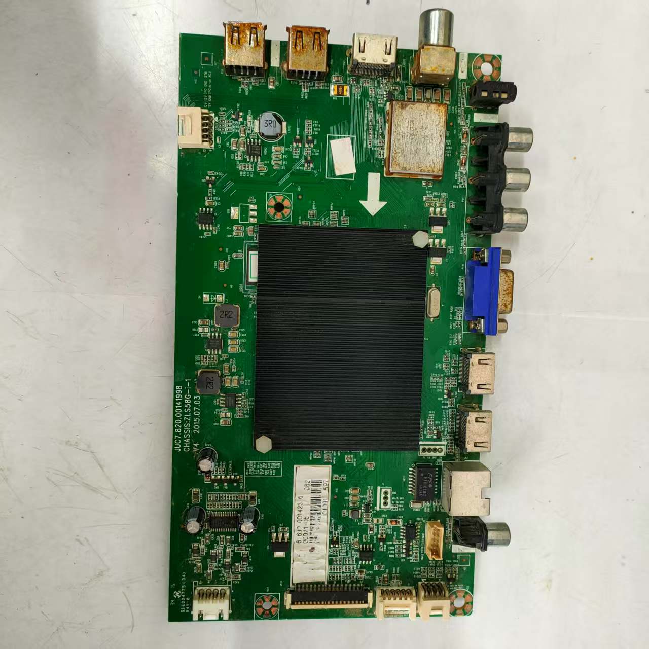 原装拆机长虹55U1 主板JUC7.820.00141998 配屏C550U15-E2-L(1)