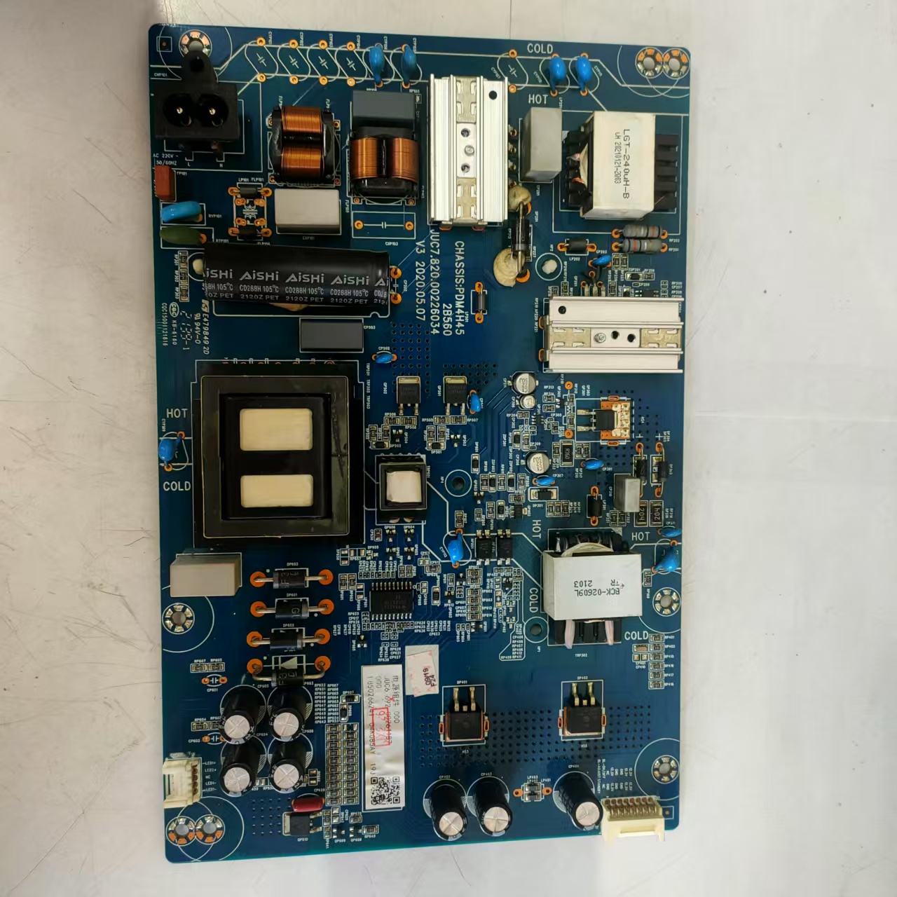 原装拆机长虹65A4U 65D2S 65D4P电源板JUC7.820.00226034 V3实图