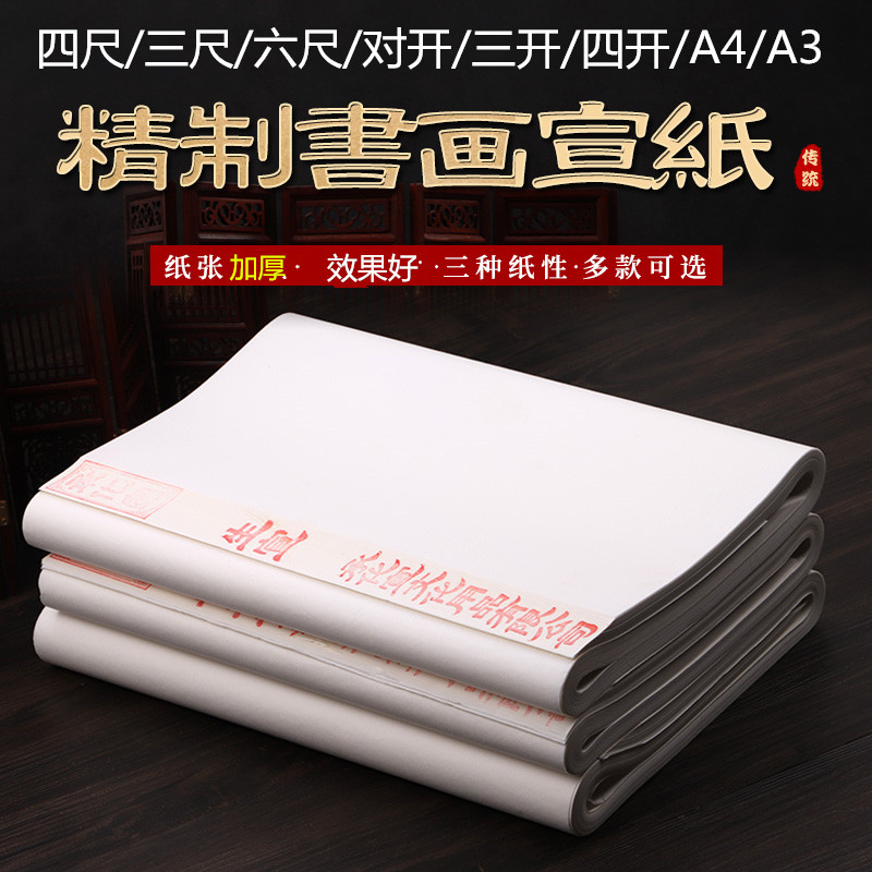 宣纸国画专用纸水墨练习作品